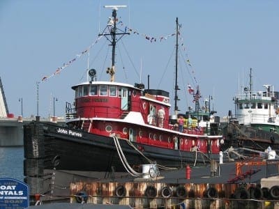 A tugboat in Sturgeon Bay